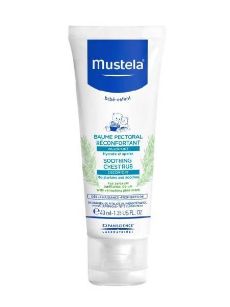 Mustela Soothing Chest Rub<br>کرێمی  ئیسراحەتکردنەی سنگی  مناڵ